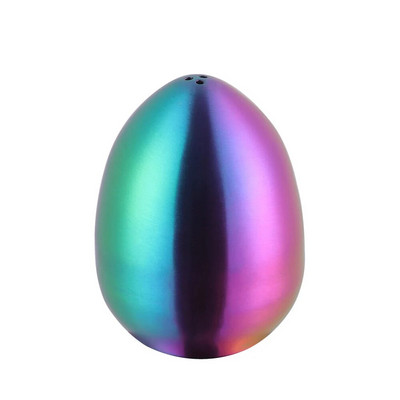 1/2 KOM Shaker u obliku jaja od nehrđajućeg čelika Salt Spice Pepper Shaker Kreativni kuhinjski dodaci