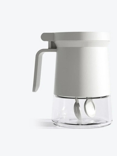 Lagana, luksuzna staklena boca za začine od 350 ml Kuhinjska staklenka za začine Boca za pohranu začina sa žlicom Solanka otporna na vlagu