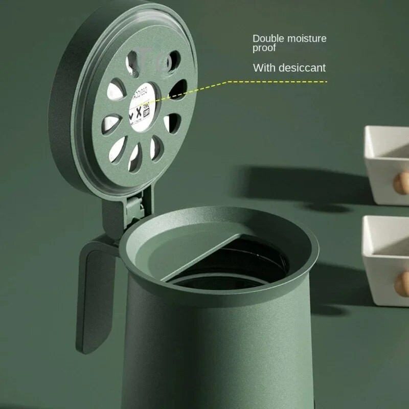 Lagana, luksuzna staklena boca za začine od 350 ml Kuhinjska staklenka za začine Boca za pohranu začina sa žlicom Solanka otporna na vlagu