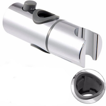 Аксесоари за баня Универсален 18 ~ 25 мм ABS пластмасов плъзгач за душ държач за релса Регулируема скоба Смяна на скоба