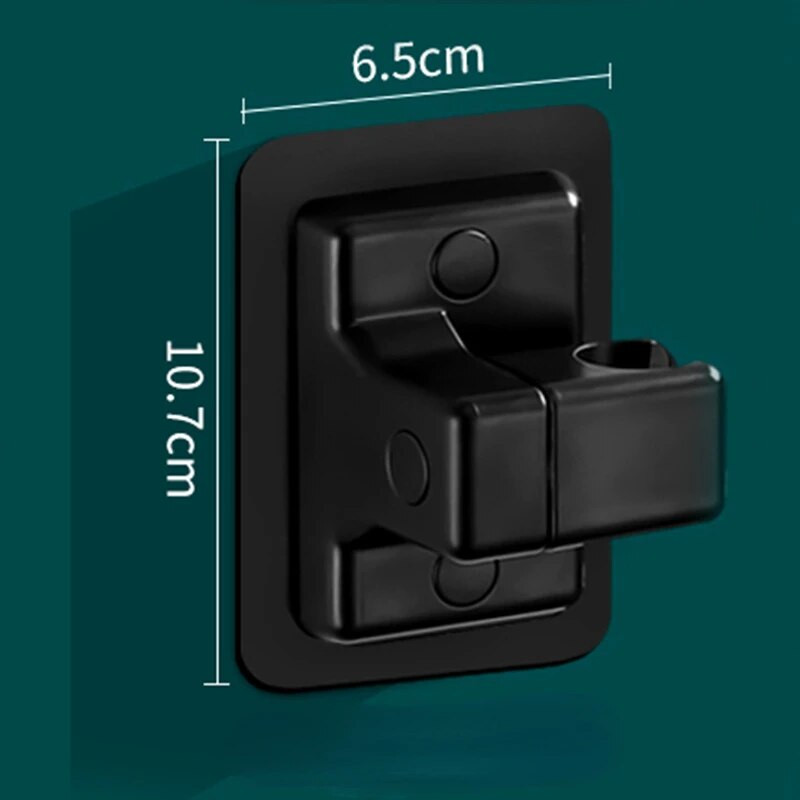 1 vnt dušo galvutės laikiklis Reguliuojamas prie sienos tvirtinamas dušo laikiklis Lipni dušo galvutė, rankinė laikiklis, vonios kambario priedai