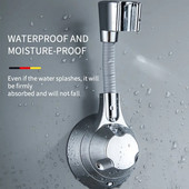 Siurbimo puodelio dušo laikiklis Reguliuojamas dušo galvutės laikiklio antgalis Rankinis laikiklis Be smūgio kelių kampų besisukantis dušo laikiklis