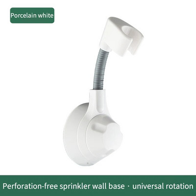 Siurbimo puodelio dušo laikiklis Reguliuojamas dušo galvutės laikiklio antgalis Rankinis laikiklis Be smūgio kelių kampų besisukantis dušo laikiklis