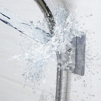 Ισχυρή κόλλα 90° Αλουμίνιο με τζελ τοίχου Βάση κεφαλής ντους Ρυθμιζόμενη βάση στήριξης αξεσουάρ μπάνιου