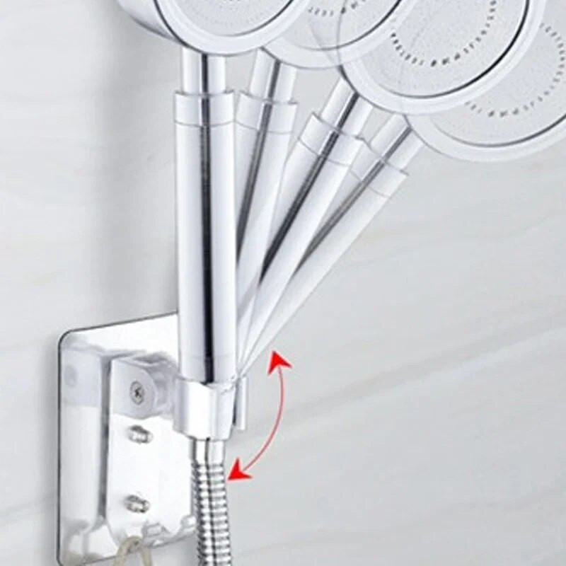 Snažno ljepilo 90° aluminijski zidni gel držač za glavu tuša Podesivi nosač stalka za kupaonski pribor