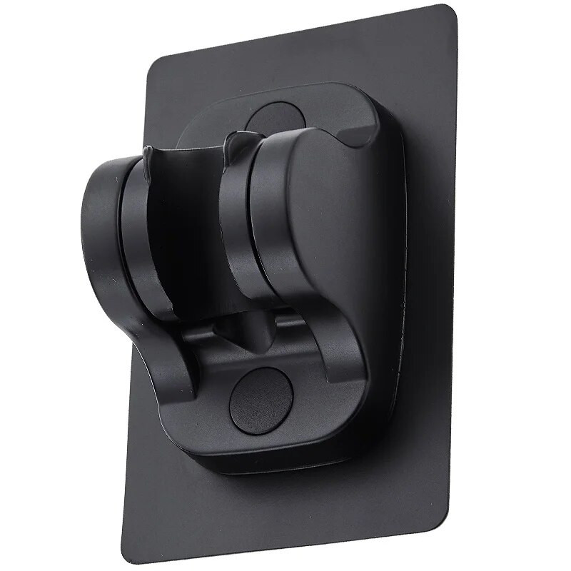 Nosači držača glave tuša Crna vakuumska čašica Zidni nosač Podesiva potpora za kupaonski pribor bez stalka za bušilicu Kada