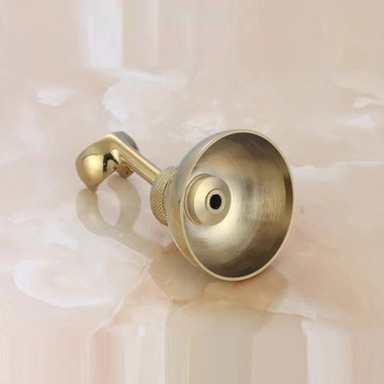 Στερεό κράμα ψευδαργύρου, κατασκευασμένο από χρώμιο τοίχο, ντουζιέρα με γάντζο Βάση βάσης σε αξεσουάρ ντουζιέρας Εφαρμογή μπάνιου