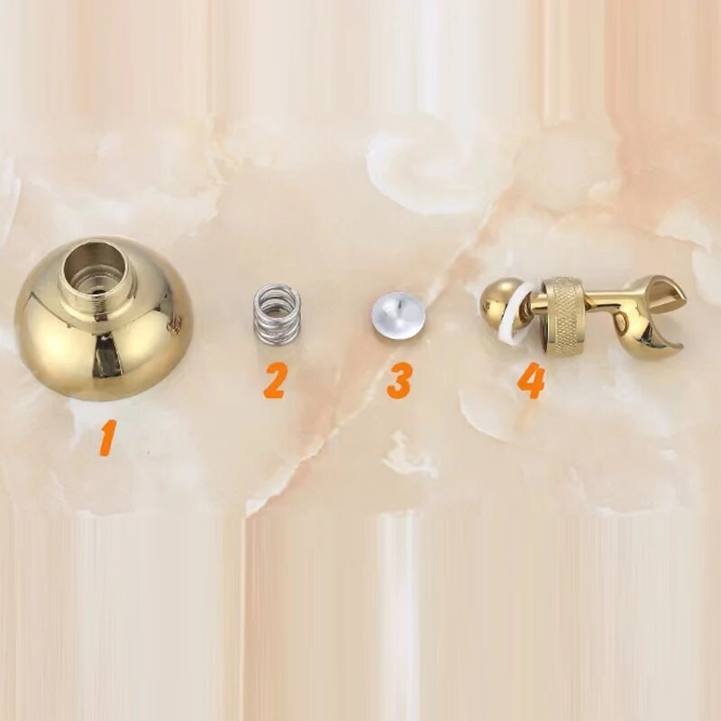 Čvrsta legura cinka izrađena od kroma Zidni držač za ručni tuš Kuka za postolje Nosač u zidu Pribor za tuširanje Kupaonska oprema