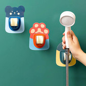 Crtani držač za tuš Podesiva univerzalna samoljepljiva baza Kupaonski pribor Pasta koja ne ostavlja trag