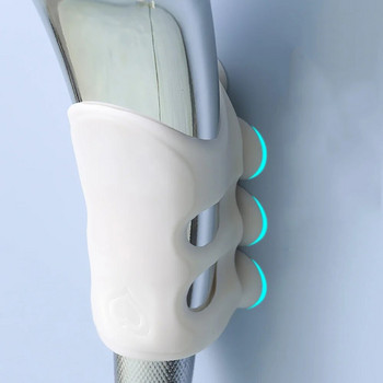 Силиконов държач за душ слушалка Издръжлив за многократна употреба Подвижен душ Ръчен монтаж на стена Вендуза Скоба за душ Консумативи за баня