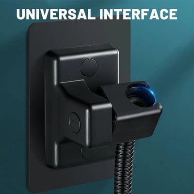 Zhangji reguliuojamas ant sienos tvirtinamas dušo galvutės laikiklis Vonios kambario priedai Lipni dušo galvutės rankinis laikiklis