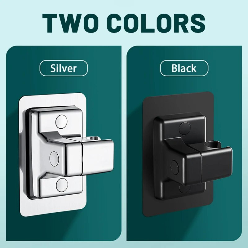 Zhangji reguliuojamas ant sienos tvirtinamas dušo galvutės laikiklis Vonios kambario priedai Lipni dušo galvutės rankinis laikiklis