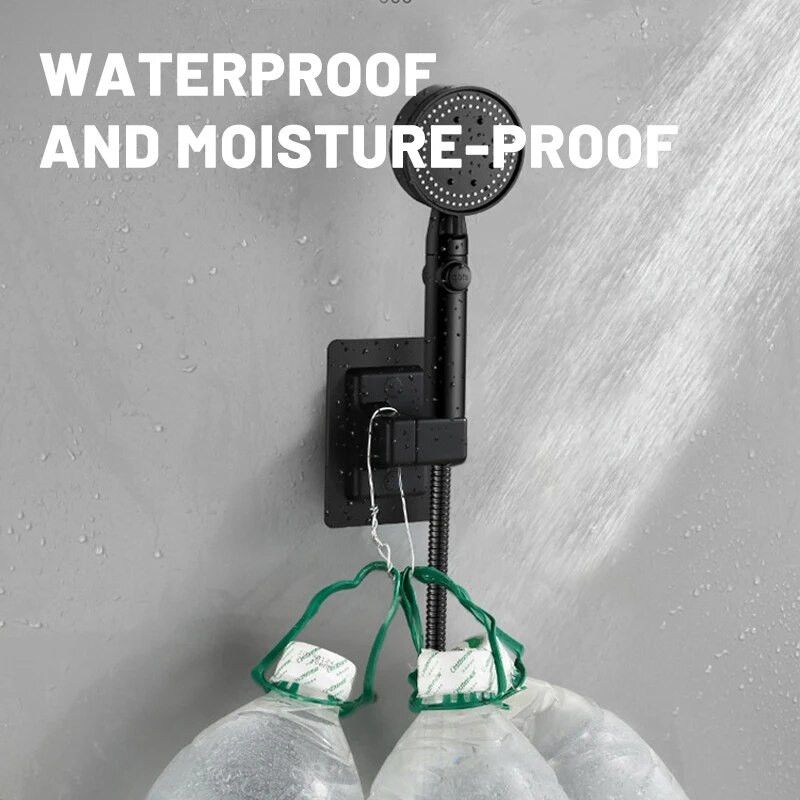 Zhangji reguliuojamas ant sienos tvirtinamas dušo galvutės laikiklis Vonios kambario priedai Lipni dušo galvutės rankinis laikiklis