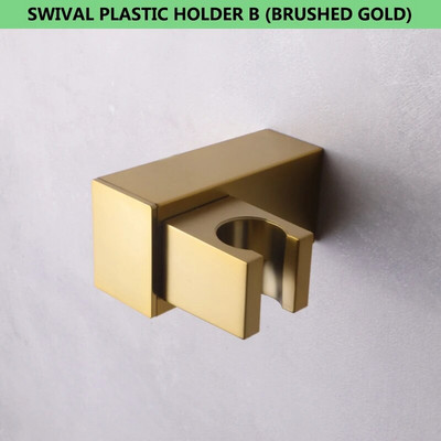 Toliet zuhany kimenet tartó konzol Sárgaréz/ABS műanyag csiszolt arany Matt fekete fém szürke fényes króm tömlő csatlakozó fürdőszoba