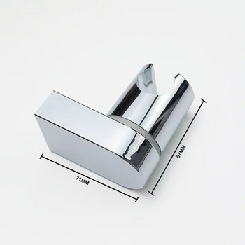 ABS пластмасов държач за душ слушалка Полирана златна скоба Стойка Въртяща се за използване в баня Стандартен размер Аксесоари за баня