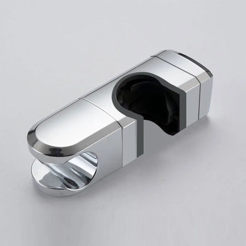 Mat crna kupaonska galanterija Univerzalni 18~25 mm ABS plastični držač šipke za klizne šine za tuširanje Podesivi držač stezaljke