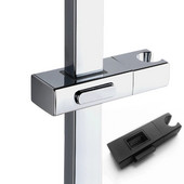 Asenduskäsiduši kronstein, ruudukujuline, reguleeritav käsiduši kronstein 30*18mm käsipihusti hoidik kroomitud liugurile