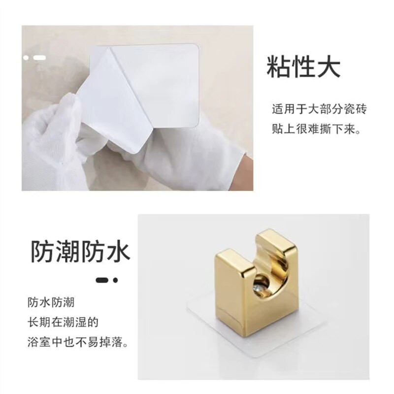 Naudingas reguliuojamas poliruotas lipnus rankinis įsiurbimas be gręžimo dušo galvutės laikiklis Dušo galvutės stovas Be smūgių