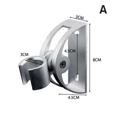 Aliuminio dušo pagrindo laikiklis Reguliuojamas sieninis dušo galvos stovo laikiklis