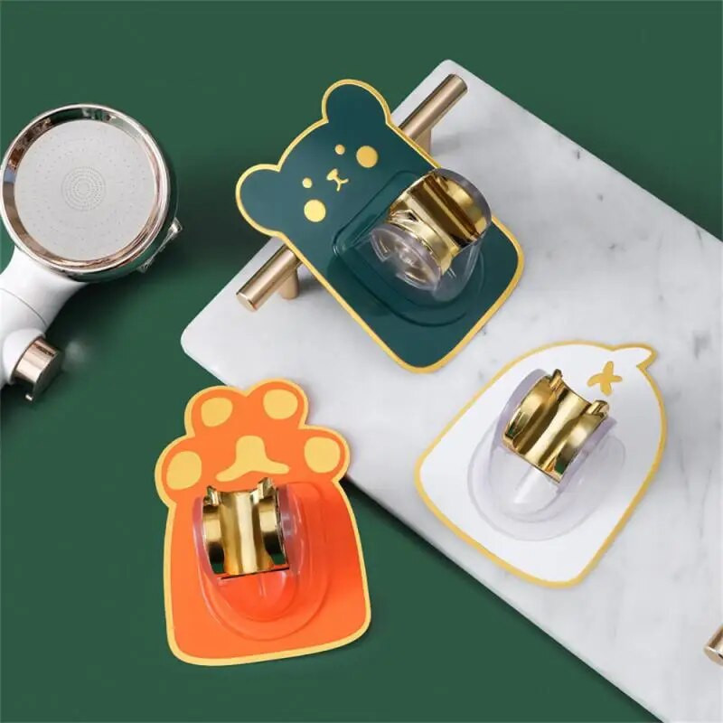 Scaun cu stropitoare Duș Fix Adorabil Floră Duș Suporturi de montare Suport duș Baza fixă de perete 12,5×8,5 cm Corp de baie