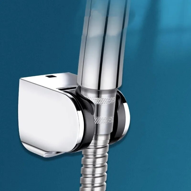 ABS állítható kézi zuhanytartó konzol falra szerelhető csaptelep sprinkler rögzítő talp permetezőfej állvány fürdőszobai kiegészítők