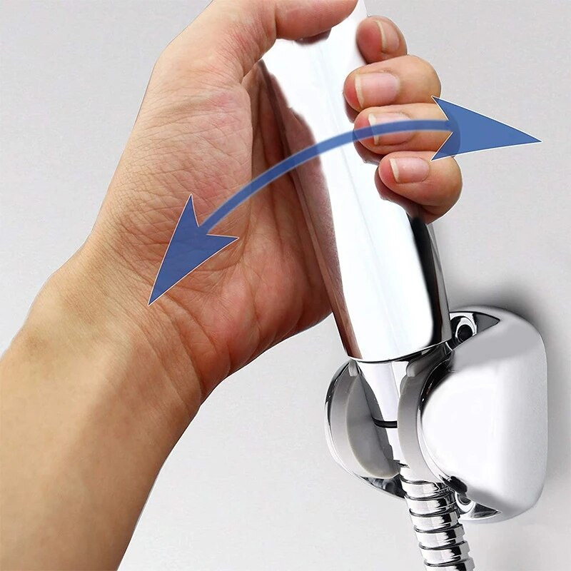 ABS állítható kézi zuhanytartó konzol falra szerelhető csaptelep sprinkler rögzítő talp permetezőfej állvány fürdőszobai kiegészítők