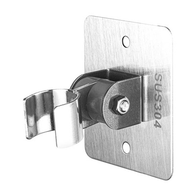 Nerūdijantis vandeniui atsparus dušo galvutės laikiklis sieninis nerūdijančio plieno tvirtas gręžimas, reguliuojamas kampas su varžtais universalus