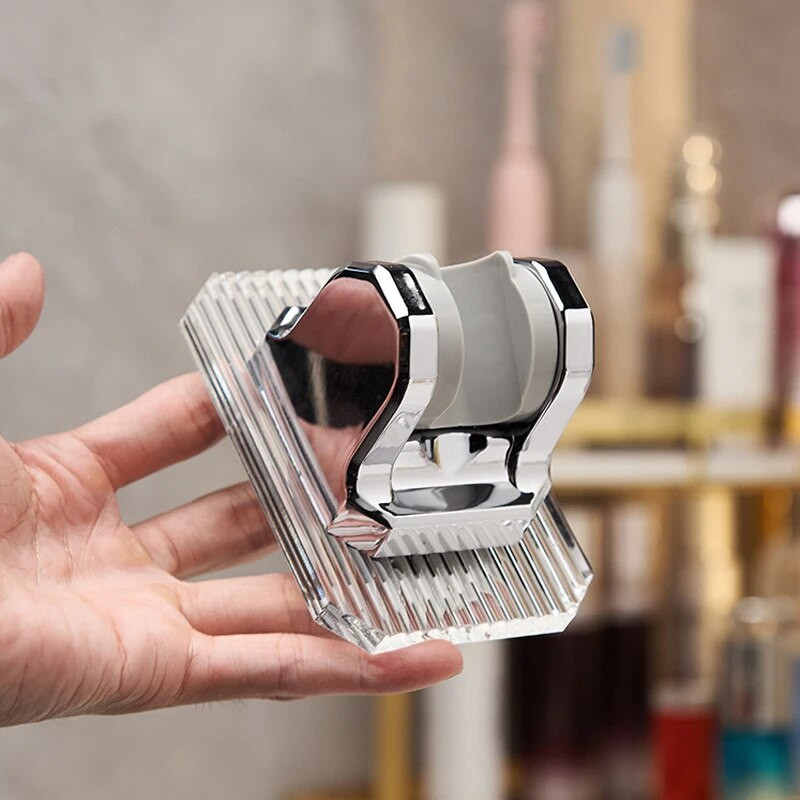 2023 m. akrilo dušo galvutės laikiklio laikikliai Reguliuojami prie sienos tvirtinami fiksuoto pagrindo plokštės laikikliai, skirti namų vonios kambario priedams