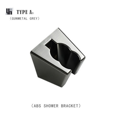 ABS držač za ručni tuš, držač, vijak, zidni krom, brušeni nikl, sivo zlato, mat crna obrada, držač ručne prskalice