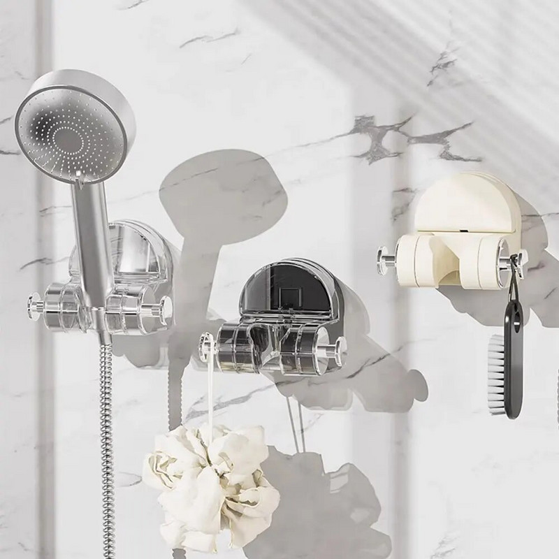 Integrirana usisna čašica za tuširanje, podesivi zidni držač za ručni tuš, univerzalni držač za tuš, kupaonski nosač, stabilna rotacija usisavanja