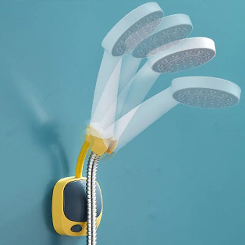 Držač za tuš Univerzalni bez usisne čaše Držač za glavu tuša Nosač za kupaonicu bez probijanja Podesiva rotacija od 360° ABS fiksna baza