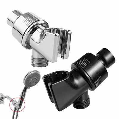 Регулируема скоба за монтиране на рамо за душ G1/2″ Трипътен отклоняващ клапан Държач за душ глава Универсален кран Аксесоари за баня