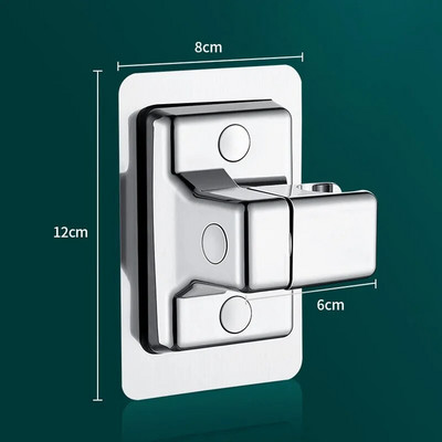 Dušo galvutės laikiklis Reguliuojamas prie sienos tvirtinamas dušo laikiklis Lipnus dušo galvutės rankinis laikiklis Vonios kambario priedai