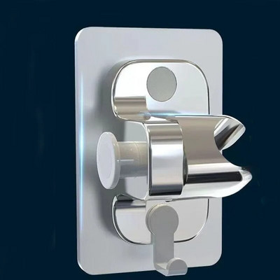 Dušo galvutės laikiklis Reguliuojamas prie sienos tvirtinamas dušo laikiklis Lipnus dušo galvutės rankinis laikiklis Vonios kambario priedai