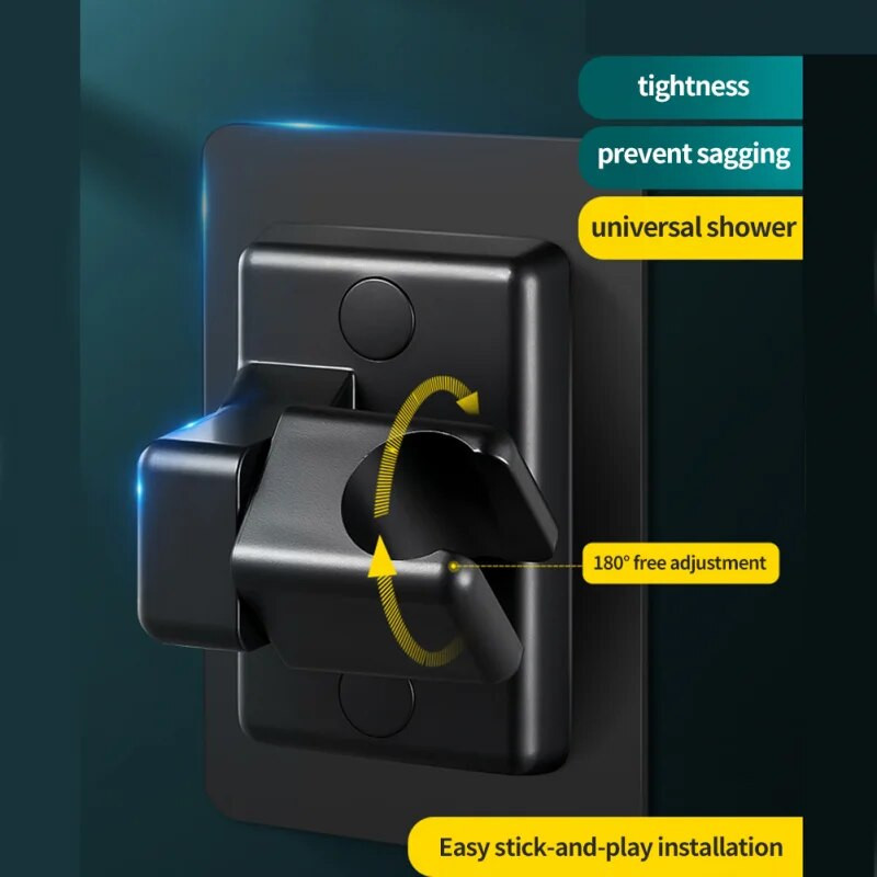 Dušo galvutės laikiklis Reguliuojamas prie sienos tvirtinamas dušo laikiklis Lipnus dušo galvutės rankinis laikiklis Vonios kambario priedai