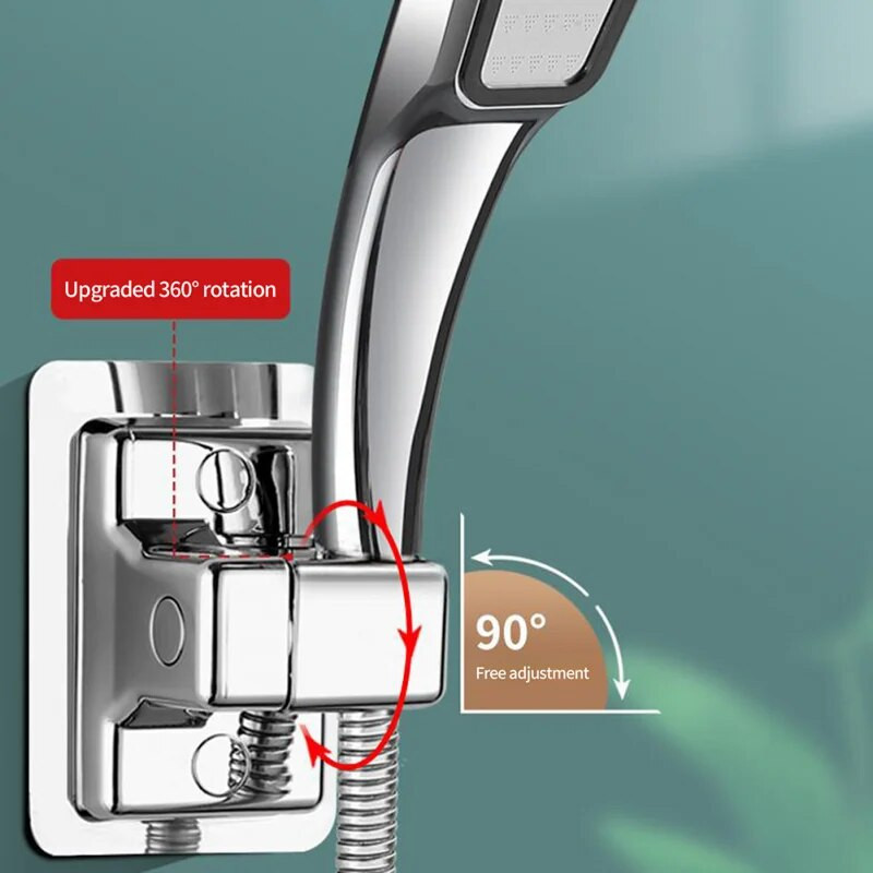 Dušo galvutės laikiklis Reguliuojamas prie sienos tvirtinamas dušo laikiklis Lipnus dušo galvutės rankinis laikiklis Vonios kambario priedai