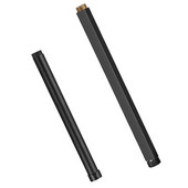 Pikendustoru dušisegisti ekstra pikendatav toru, must, kuldne universaalliidese pikendustorud, ümmargused, kandilised, duširiba, 30/40 cm