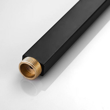 Extension Tube Shower Faucet Extra Extend Tube Μαύρο, Χρυσό Universal Interface Extend Tubes, Στρογγυλό, Τετράγωνο, Μπάρα ντους, 30/40 CM