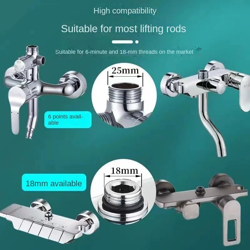 30 cm apvalus dušo ilgintuvas iš nerūdijančio plieno pilkos spalvos dušo strypo universalus itin paaukštintas prailginamasis vamzdis vonios kambario priedai