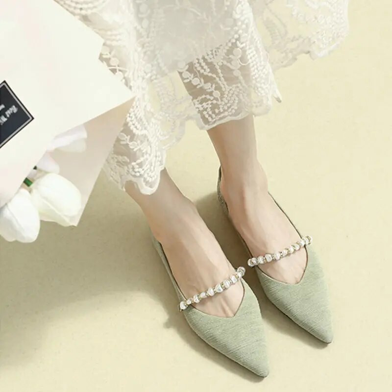 Smailūs batai, moteriški plokščiadugniai 023 nauji rudeniniai ir žieminiai batai pavasariui ir rudeniui minkštu dugnu juodi keturių sezonų priemiestiniai batai