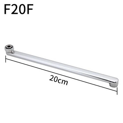 Frap Naujas 3/4 colių vonios maišytuvas Vamzdžio snapelis Maišytuvas išleidimo vamzdis Lankstus maišytuvas vamzdis Vonios maišytuvas 20-50 cm Priedai F20f