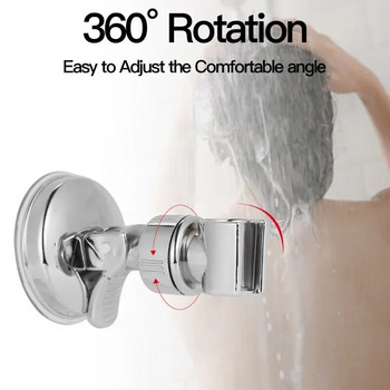 Стабилно завъртане на 360° Регулируема ръчна засмукваща стойка за душ Държач за вендуза Покритие Държачи за глави за душ релси Скоба за баня