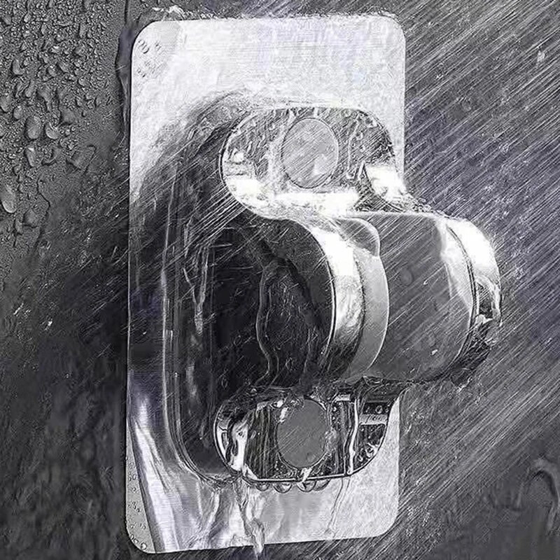 Nosači držača glave tuša Crna vakuumska čašica Zidni nosač Podesiva potpora za kupaonski pribor bez stalka za bušilicu Kada