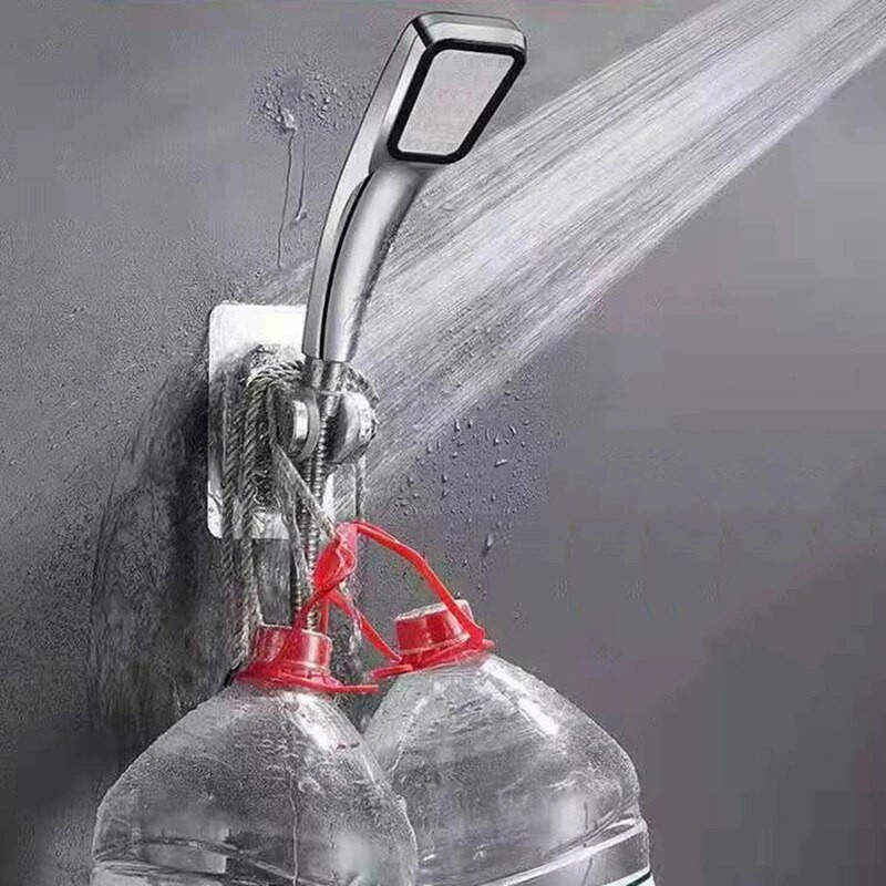 Nosači držača glave tuša Crna vakuumska čašica Zidni nosač Podesiva potpora za kupaonski pribor bez stalka za bušilicu Kada