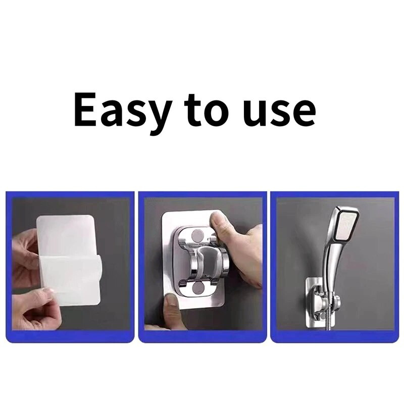 Nosači držača glave tuša Crna vakuumska čašica Zidni nosač Podesiva potpora za kupaonski pribor bez stalka za bušilicu Kada