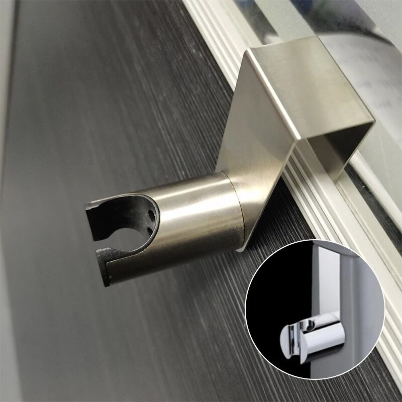 1vnt bidė purkštuvo kabliuko laikiklis be nagų nerūdijančio plieno tualeto vonios kambario priedas prie sienos dušo galvutės laikiklio laikiklis