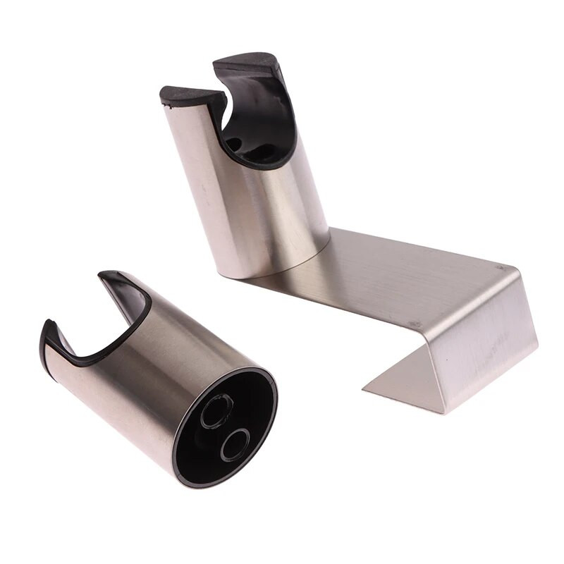 1vnt bidė purkštuvo kabliuko laikiklis be nagų nerūdijančio plieno tualeto vonios kambario priedas prie sienos dušo galvutės laikiklio laikiklis