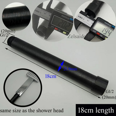 13/18/33 cm dušo ilgintuvas dušo ilgintuvas dušo strypui SUS304 G1/2