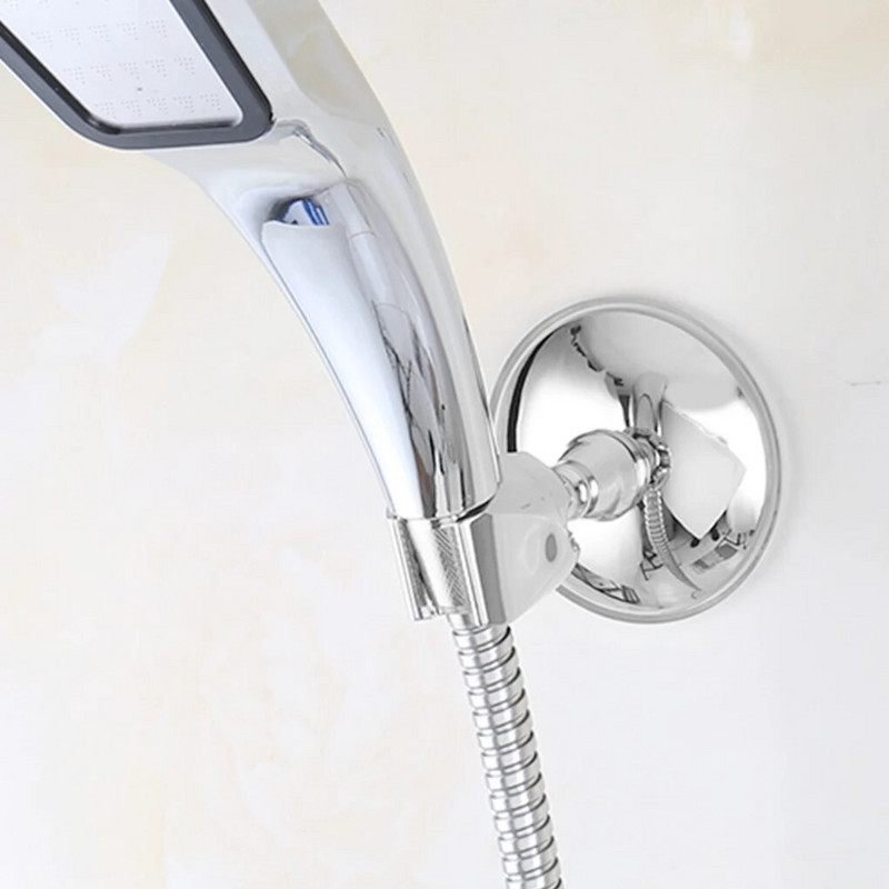 Držač glave tuša Usisna čašica Podesivi nosač držača tuša Montaža na zid za 360° Slobodna rotacija Stalak Pribor za kupanje bez probijanja