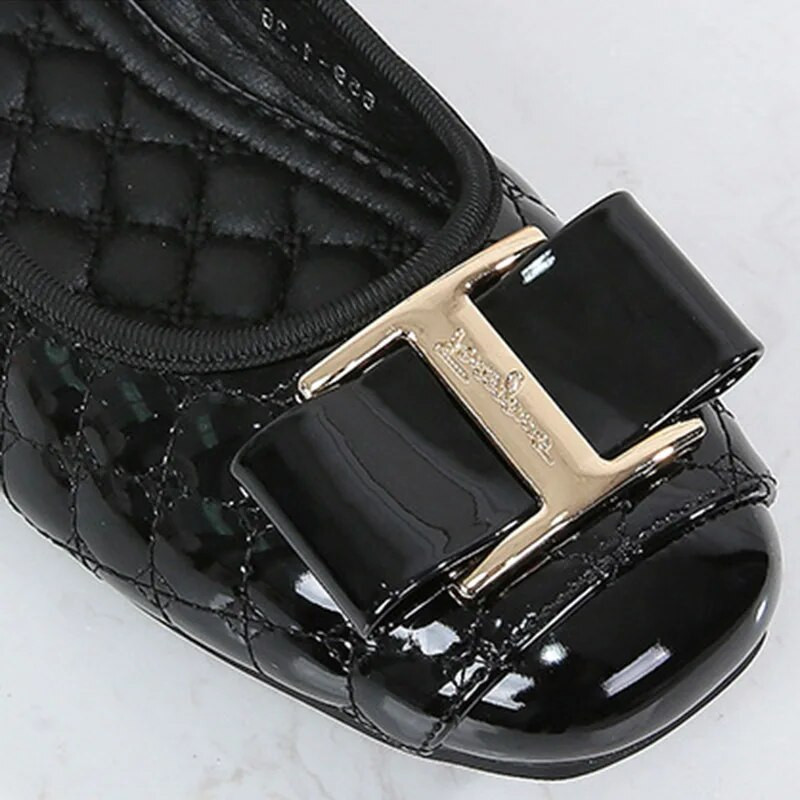 2024. Nove luksuzne ženske dizajnerske cipele s četvrtastim prstima, ležerne mekane kožne cipele Kawaii Barefoot Metalne elegantne ženske Lolita cipele za opuštanje